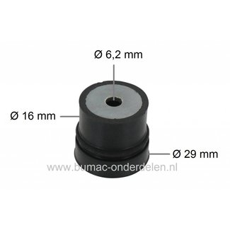 Trillingdemper voor Stihl 024, 026, 038, 084, 088, MS240, MS260, TS400 Kettingzaag, Motorzaag, Bandenzaag, Doorslijper, Ophangrubber - Vibratiedemper - Trillingsdemper