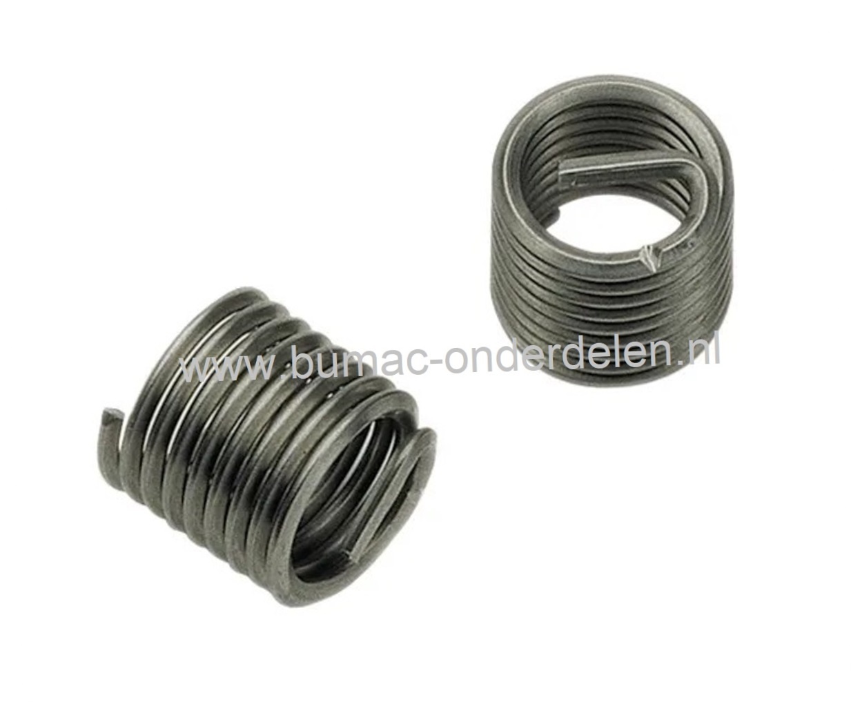 Schroefdraad reparatie Helicoil M6x1 mm Lengte 12 mm* Helicoil schroefdraadreparatie voor vervangen van beschadigt schroefdraad aanhanger, zitmaaier, quad, brommer, motor, generator, kettingzaag, bosmaaier, heggenschaar, trekker, auto, onderdeel