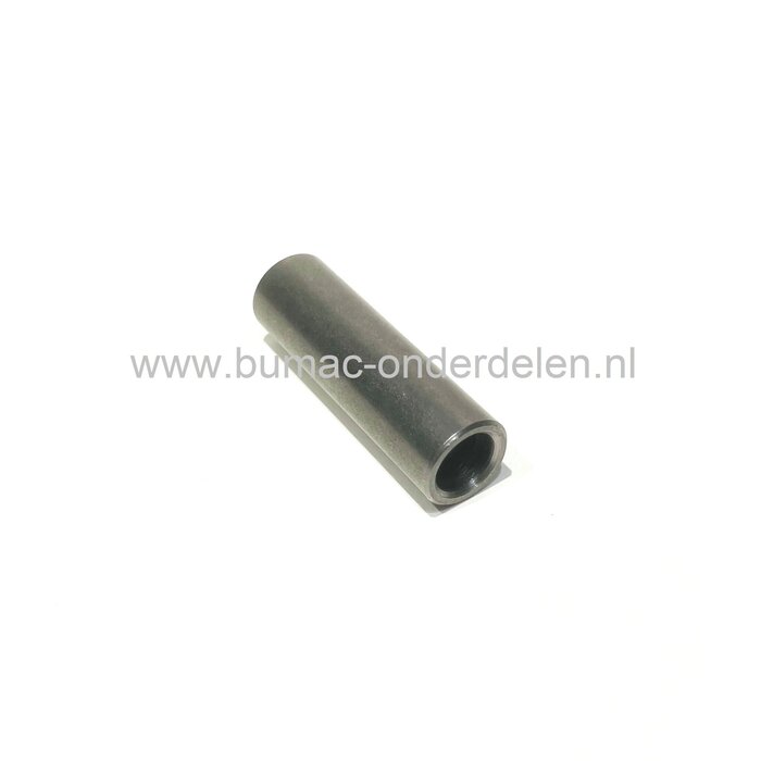 Ijzeren Wielbus 10,5x15x50 mm voor rubber wiel 581199 Universeel Steunwiel voor beluchter, kar, steekwagen, poort, hekwerk, generator, trilplaat, aanhanger, skelter, onderdeel, wielas, onderdeel