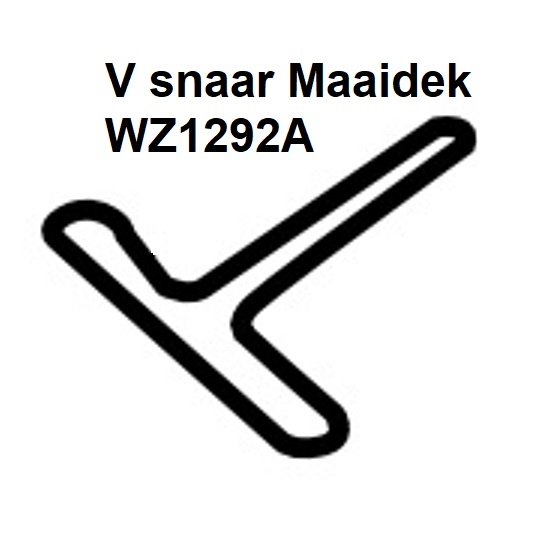 V snaar voor Aandrijving van de Hydrostaat - Versnellingsbak - Wielen bij Husqvarna - Jonsered - Mcculloch - Partner - Wizard - AYP, Zitmaaiers, Frontmaaiers, Grasmaaiers, Model LT4140H