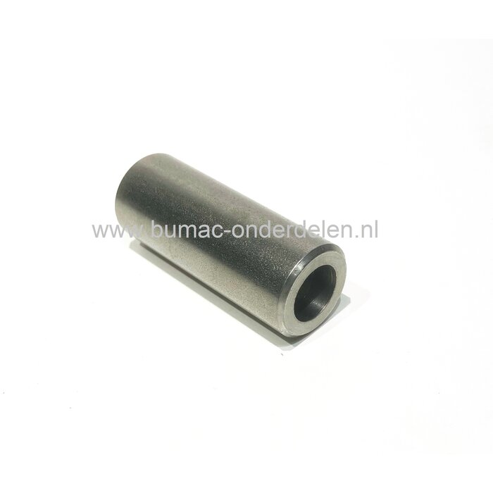 Ijzeren Wielbus 12,5x20x51 mm voor rubber wiel Universeel Steunwiel voor beluchter, kar, steekwagen, poort, hekwerk, generator, trilplaat, aanhanger, skelter, onderdeel, wielas