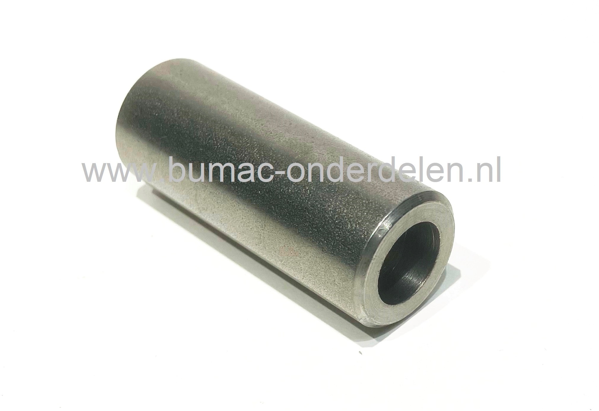 Ijzeren Wielbus 12,5x20x60 mm voor rubber wiel 581191 Universeel Steunwiel voor beluchter, kar, steekwagen, poort, hekwerk, generator, trilplaat, aanhanger, skelter, onderdeel, wielas