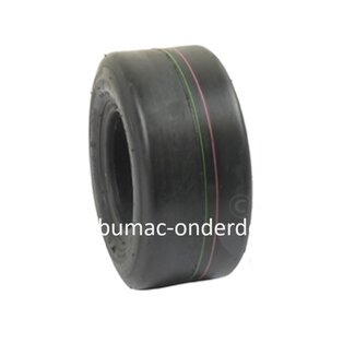 Buitenband 8x3.00-4 Profiel Glad voor Zitmaaier - Frontmaaier - Tuintrekker Wiel 8x300-4 voor Iseki, Kubota, Shibaura, Yanmar, Ferrari, John Deere, Toro, Hustler, Countax, Westwood Maaidekken, onderdeel, rubber band met glad profiel, buiten band