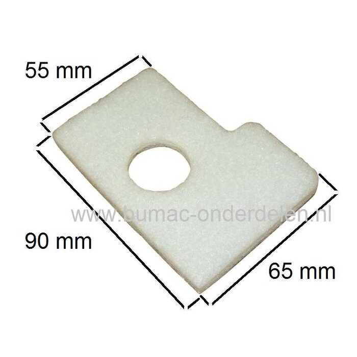Stihl Hoogwaardig luchtfilter onderdeel passend op Stihl kettingzagen MS170, MS180, 017 en 018 – schuimfilter motoronderdeel voor optimale bescherming en prestaties