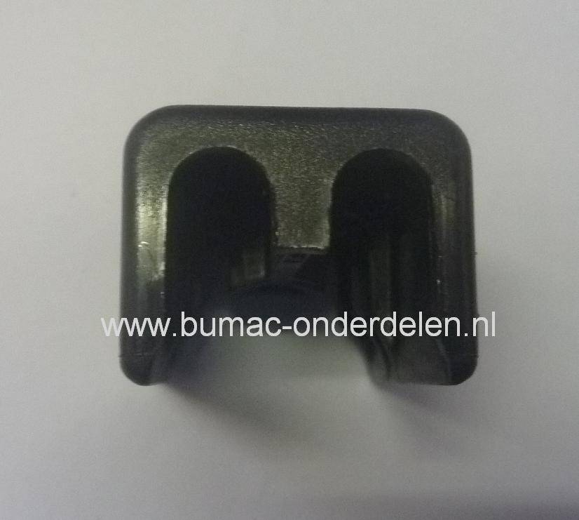 Kabelklem - Kabelhouder voor Koppelingskabel - Gaskabel - Chokekabel - Motorremkabel op Grasmaaier - Kantensnijder - Verticuteermachine - Grasmachine Stiga - MTD - Castel Garden - Wolf - Toro - Murray - Viking