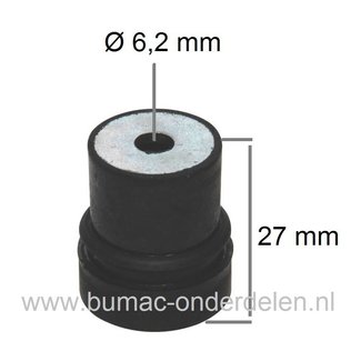 STIHL Trillingsdemper voor 024 - 026 - 028 - 044 - 046 - 064 - 066 - MS440 - MS460 - MS660 Kettingzaag, Motorzaag, Trillingdemper - Ophangrubber - Vibratiedemper