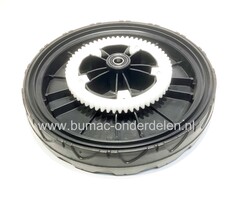 Wiel Ø 280 mm voor Stiga, Castelgarden, Mountfield, Alpina Grasmaaiers, Loopmaaiers, Cirkelmaaiers, Achterwiel Turbo 53SE4Q, NTL534WTRQ, EL4800PD-BW, HW512PD4S, HW514PD, HWS510PD-2010, SP535, SP535 HW, SP535HW, SP535HW4S, GGP Gazonmaaierwielen