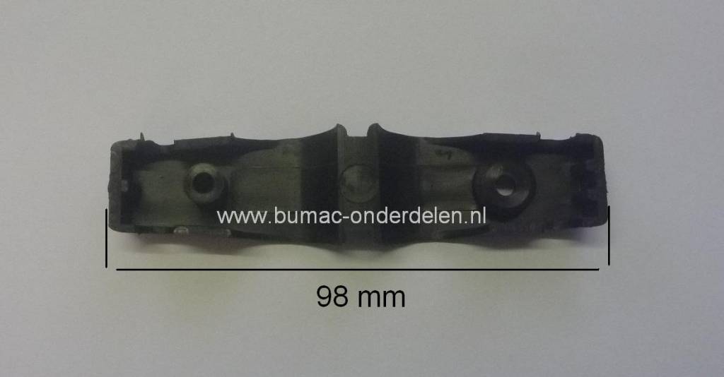 Klem voor Koppelingskabel - Gaskabel - Chokekabel - Motorremkabel op Grasmaaier - Kantensnijder - Verticuteermachine - Grasmachine van Wolf - Stiga - Castel Garden - Husqvarna - Toro - MTD - Viking - Jonsered - Alko - Honda