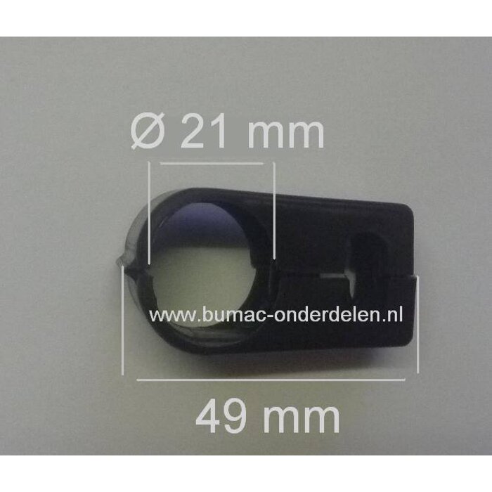 Klem voor Koppelingskabel - Gaskabel - Chokekabel - Motorremkabel op Grasmaaier - Kantensnijder - Verticuteermachine - Grasmachine van Wolf - Stiga - Castel Garden - Husqvarna - Toro - MTD - Viking - Jonsered - Alko - Honda