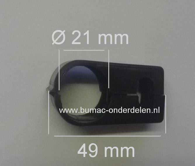 Klem voor Koppelingskabel - Gaskabel - Chokekabel - Motorremkabel op Grasmaaier - Kantensnijder - Verticuteermachine - Grasmachine van Wolf - Stiga - Castel Garden - Husqvarna - Toro - MTD - Viking - Jonsered - Alko - Honda