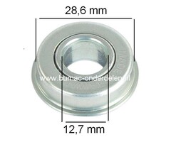 Flenslager - Wiellager voor Grasmaaier - Zitmaaier - Frontmaaier - Aanhanger - Skelter, onder andere Alko, Hayter, MTD, Honda Hr216 en HRB236