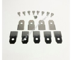 Messenset 9 Stuks voor Husqvarna, Gardena, Flymo Robotmaaier, Mes o.a voor 1200R, R38LI, R40LI, R45LI, R50LI, R70LI, R80Li, R160, SILENO, SILENO+, 210CC, 220AC, 230ACX, 260ACX, AUTOMOWER 105 ,305, 308, 310, 315, 320, 330X, 420/430X, 450X, SOLAR HYBRID Rob