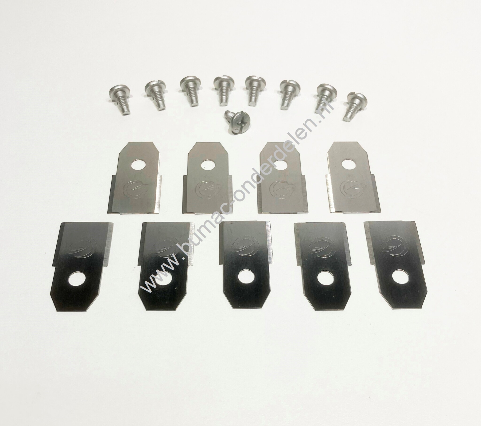 Messenset voor Husqvarna, Gardena, Flymo Robotmaaier, Mes onder andere voor 1200R, R38LI, R40LI, R45LI, R50LI, R70LI, R80Li, R160, SILENO, SILENO+, 210CC, 220AC, 230ACX, 260ACX, AUTOMOWER 105 ,305, 308, 310, 315, 320, 330X, 420/430X, 450X, SOLAR HYBRID Ro