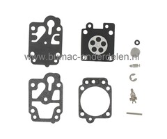 Membraan reparatieset voor Walbro carburateur op Kawasaki bosmaaier, trimmer, motorzeis, bermmaaier,  TJ23, TJ27, TJ35, TJ45, TJ53, dichtingsset, pakkingsset, membraanreparatieset, TJ 23, TJ 27, TJ 35, TJ 45, TJ 53, onderdeel