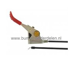 Gaskabel met hendel voor Toro grasmaaier, zitmaaier, Zero Turnmaaier, duwmaaiers, loopmaaier, gazonmaaier PNE24KA522, PNE651GKA48200, PNE651KA482, PNE691KA522, PNS651KA783, PNS680KC523, onderdeel