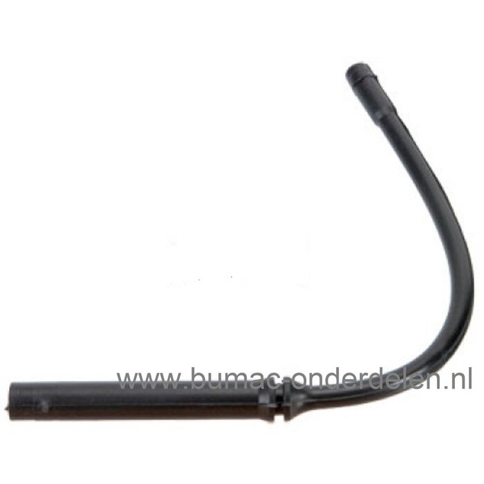 Benzineslang met doorvoerubber voor Homelite kettingzaag, motorzaag, benzinezaag, XL12, Super XL12, brandstofleiding, brandstofslang, XL 12, Super XL 12, onderdeel