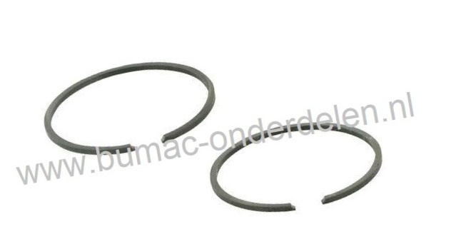 Zuigerveren voor zuigers Ø 44 mm voor Castelgarden, Stiga, Alpina, Mountfield bosmaaiers, trimmers, bermmaaiers, ABR52, ABR52, ABR52D, B52, B52D, BC555B, BC555R, CB153D, CB153F, SBC252, SCB252D, SBC252F, SBC253D, SBC253F, XB253D, XB253F, onderdeel