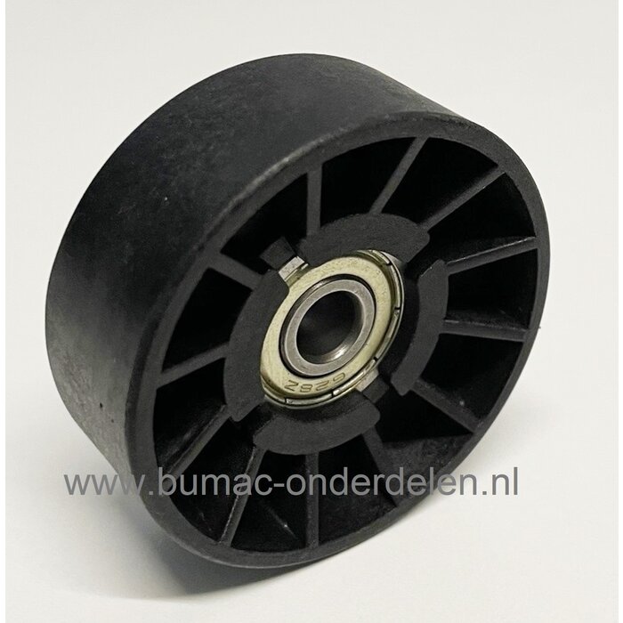 V snaar poelie voor aandrijving van CastelGarden, Stiga, Dino, Mountfield, Alpina, Motec veegmachine, zitmaaier, grasmachine, tuintrekker, verticuteermachine, hakselaar AS46P, AS56P, AS62P, OKAY4516MS, SNC62P, SNC62PB, ST3146P, ST4262PB, ST5262PB, ST5266P