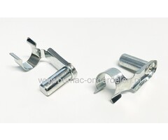 Clip universeel voor gaffel, grasmaaier, zitmaaier, trekker, tuinfrees, houtversnipperaar, frontmaaier, borgclip voor vork van gasveer, bevestigingspen voor gaffel Ø 10 mm, klem Ø 18 mm, borgclips, pen, veiligheidsclip, onderdeel