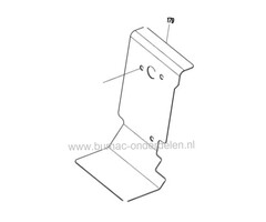 Uitlaatpakking voor Dolmar PB7660.4, PB 76604, Makita EB7660TH, BBX7600A, 4-takt Bladblazers, Dolmar PB76604, Makita EB 7660 TH, BBX 7600 A, onderdeel, uitlaat, pakking, dichting