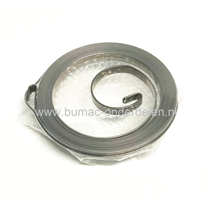 Startveer voor Dolmar PB7660.4, Makita EB7660TH, PB 76604, 4-takt Bladblazers, starterveer voor Dolmar PB76604, Makita EB 7660 TH, onderdeel, start veer