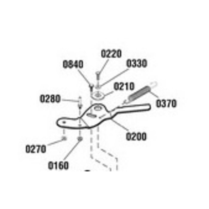 Veer voor spanpoelie Simplicity, Snapper, Murray zitmaaier, tuintrekker, EMT155420H, MRD100, MSD100,  MSD110, MRD200, MSD200, MRD210, MSD210, MRD300, MRD310, spanveer, onderdeel
