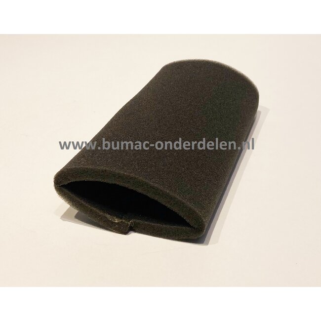 Voorfilter voor Honda GX120, GX160 motoren op kooimaaier, tuinfrees, houtversnipperaar, waterpomp, bouwlift, bobcat, aggregaat, hoogwerker, veegmachine, hakselaar, hogedrukreiniger, verticuteermachine,  trilplaat, schuimfilter, GX 120, GX 160, onderdeel