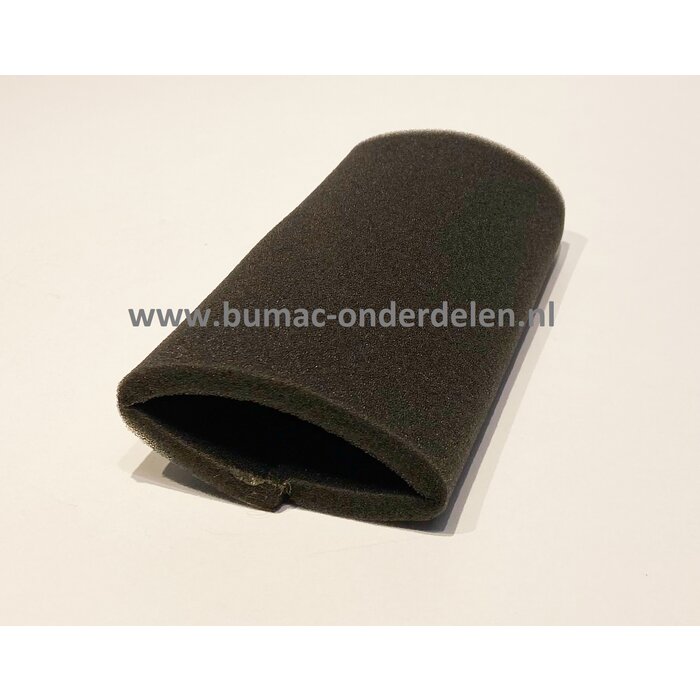 Voorfilter voor Honda GX120, GX160 motoren op kooimaaier, tuinfrees, houtversnipperaar, waterpomp, bouwlift, bobcat, aggregaat, hoogwerker, veegmachine, hakselaar, hogedrukreiniger, verticuteermachine, trilplaat, schuimfilter, GX 120, GX 160, onderdeel