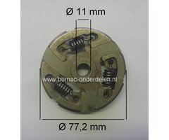 Centrifugaalkoppeling voor   Husqvarna, Jonsered  Kettingzaag - Motorzaag - Doorslijper 281, 288, 288EPA, 394XP, K950, K960, K970II, K970III, K970, KV960, 2094, 2095 Bandenzaag, 281, 288, 288 EPA, 394 XP, K 950, K 960, K 970 II, K 970 III, K 970, KV 960,