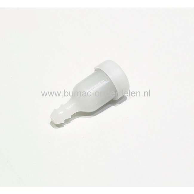 Ontluchtingsnippel voor Hitachi, Echo, GTM, Kettingzaag, Bosmaaier Hitachi CM14E Bandenzaag, Echo GT1100 - GT2000 - GT2100 - SRM1500 - SRM1501 - SRM2100 - PE2400 - PB1000, GTM GTC45 en GTC50 Bosmaaiers, Bladblazers, Strimmers, Ontluchtings Ventiel