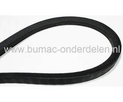 V snaar voor aandrijving van trilplaat, tuinfrees, zitmaaier, frontmaaier, tuintrekker, Veegmachine, aandrijfsnaar, rijaandrijving, versnellingsbak, hydrostaat, maaidek - maai messen aandrijving wielen, messen, onderdeel