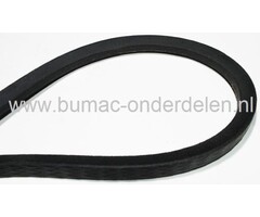 V snaar voor aandrijving van trilplaat, tuinfrees, zitmaaier, frontmaaier, tuintrekker, Veegmachine, aandrijfsnaar, rijaandrijving, versnellingsbak, hydrostaat, maaidek - maai messen aandrijving wielen, messen, onderdeel