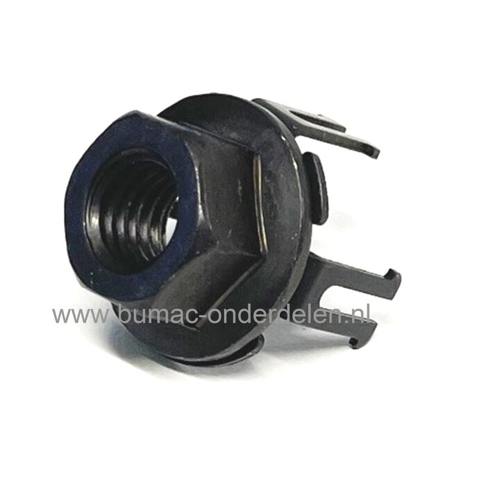 Moer M8 voor bevestiging zaagblad Husqvarna, Jonsered kettingzaag, 225, 240, 330, 340, 435, 436, 536, T535, T536, T540XP, T542, 545G, 560XPG, 550XPG, 562XPG, 572XP, 555, 556, 545, 565, CS2258, CS2252, CS2253, CS2253HW, CS2260WH, onderdeel