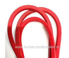 V snaar Maaidek voor John Deere LTR155, LTR166, LTR180 Zitmaaiers met 42 Inch - 107 Cm Maaibreedte, Riem voor Aandrijving van de Maaimessen bij Johndeere, Sabre, Sabo, Maaimesaandrijfriem, Aandrijfriem Maaidek, Tuintrekkers, Frontmaaiers, Minitractor, V-s