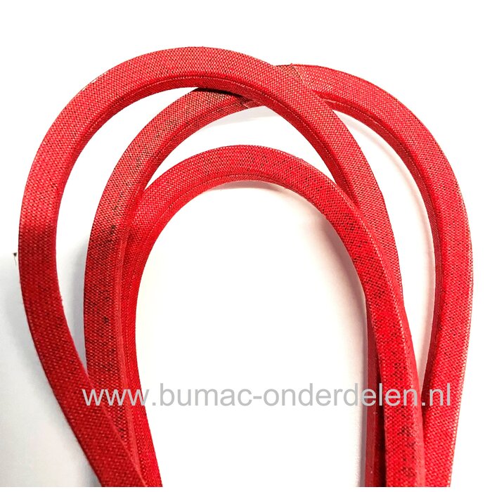 V snaar Maaidek voor John Deere LTR155, LTR166, LTR180 Zitmaaiers met 42 Inch - 107 Cm Maaibreedte, Riem voor Aandrijving van de Maaimessen bij Johndeere, Sabre, Sabo, Maaimesaandrijfriem, Aandrijfriem Maaidek, Tuintrekkers, Frontmaaiers, Minitractor, V-s