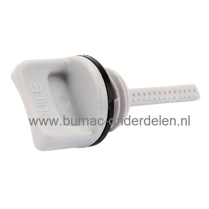 Oliepeilstok met afdichtingsrubber voor Honda GX22, GX31, GX35, GX35N motor met horizontale krukas op aggregaat, waterpomp, tuinfrees, houtversnipperaar, generator, cart, trilplaat, GX 22, GX 31, GX 35, GX 35 N, olie peilstok met afdichting, onderdeel