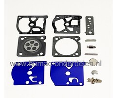 Membraanset voor Husqvarna, Jonsered kettingzaag, motorzaag, benzinezaag, 455, 455E, 545, 550XP, 550XPG, CS2253, CS2253H, CS2253W, CS2253HW, reparatieset voor Walbro membraanset K1-AT, K1AT, membraamset,  455, 455 E, 545, 550  XPG, CS 2253 HW, onderdeel