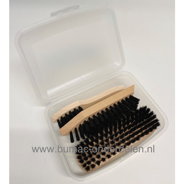 Reinigingsborstels voor schoonmaken maaidek van grasmaaier, zitmaaier, frontmaaier, tuintrekker 3 schoonmaakborstels, reinigen, schoonmaken, onderdeel