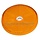 Cirkel reflector oranje diameter 6 cm voor trekker, aanhangers, kiepkar, aanhangwagens, onderdeel