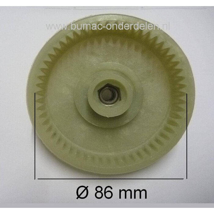 Tandwiel voor Aandrijving van de Zaagketting bij Elektrische Kettingzaag, Motorzaag van Stiga, Castelgarden, Alpina, Mountfield