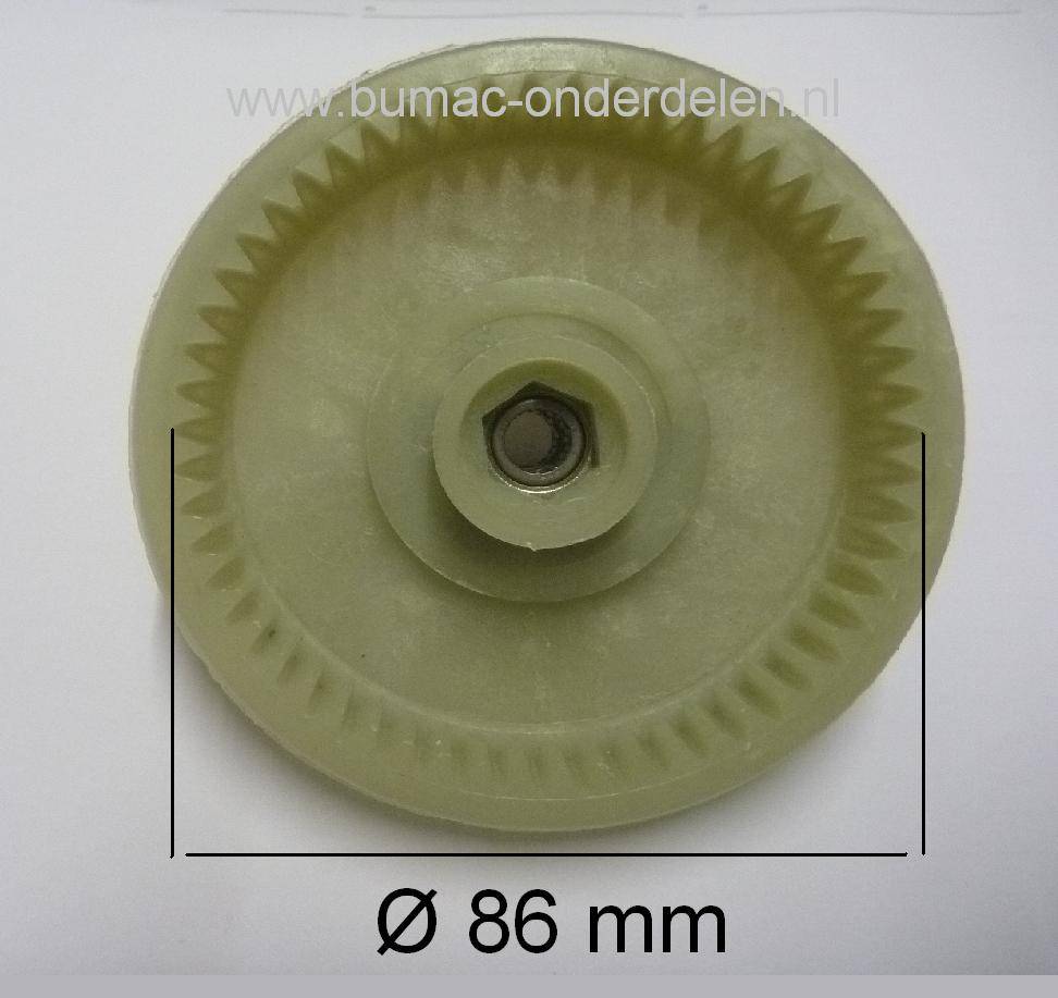 Tandwiel voor Aandrijving van de Zaagketting bij Elektrische Kettingzaag, Motorzaag van Stiga, Castelgarden, Alpina, Mountfield