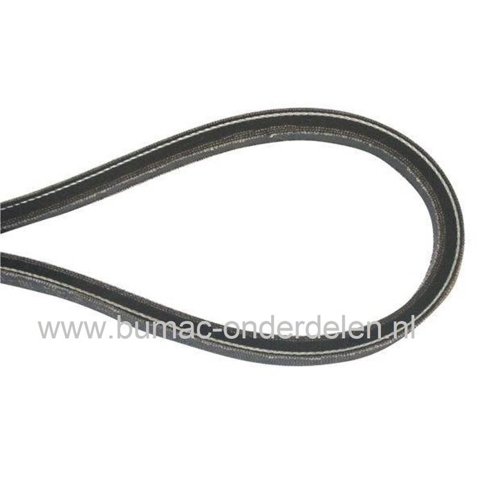 V snaar van Motor naar Maaidek voor Simplicity en Snapper Zitmaaiers met 50 Inch, 127 Cm Maaidek met 3 Messen, SIMPLICITY Prestige, Conquest, Broadmoor, 5216H, 1714G, 1718H, 2718H, 1716G, GTG, GTH, DLX, Riem voor Aandrijving van de Maaimessen, V-snaar, Aa