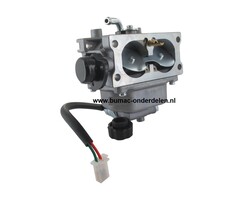 Carburateur voor Loncin zitmaaier, tuintrekker LC2P77F, LC 2 P 77 F, onderdeel