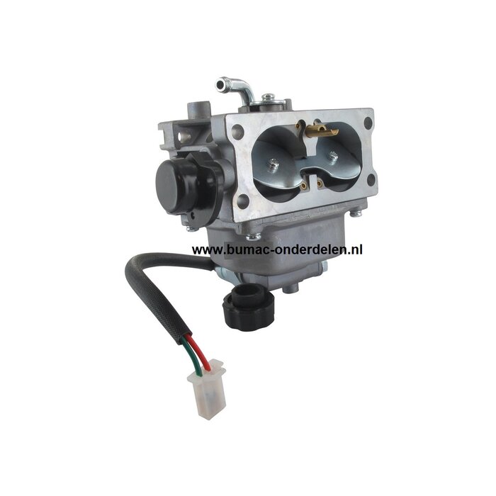 Carburateur voor Loncin zitmaaier, tuintrekker LC2P77F, LC 2 P 77 F, onderdeel