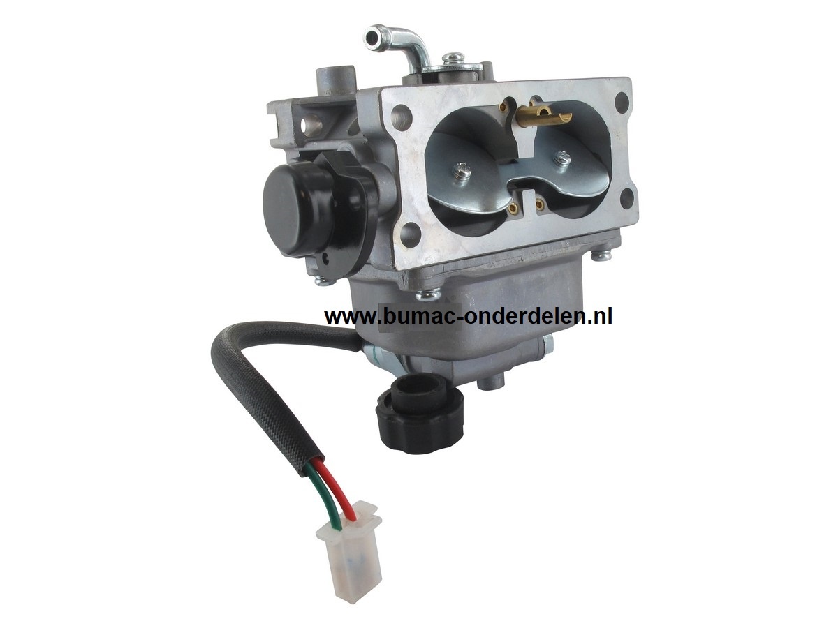 Carburateur voor Loncin zitmaaier, tuintrekker LC2P77F, LC 2 P 77 F, onderdeel
