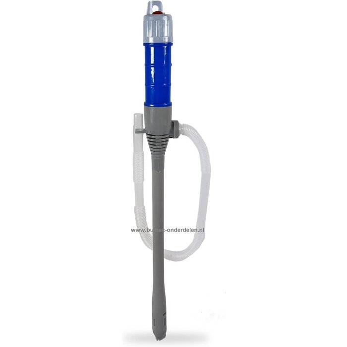 Pomp op batterijen onder ander voor vullen van petroleumkachel, brandstofpomp, overdrachtspomp, onderdeel