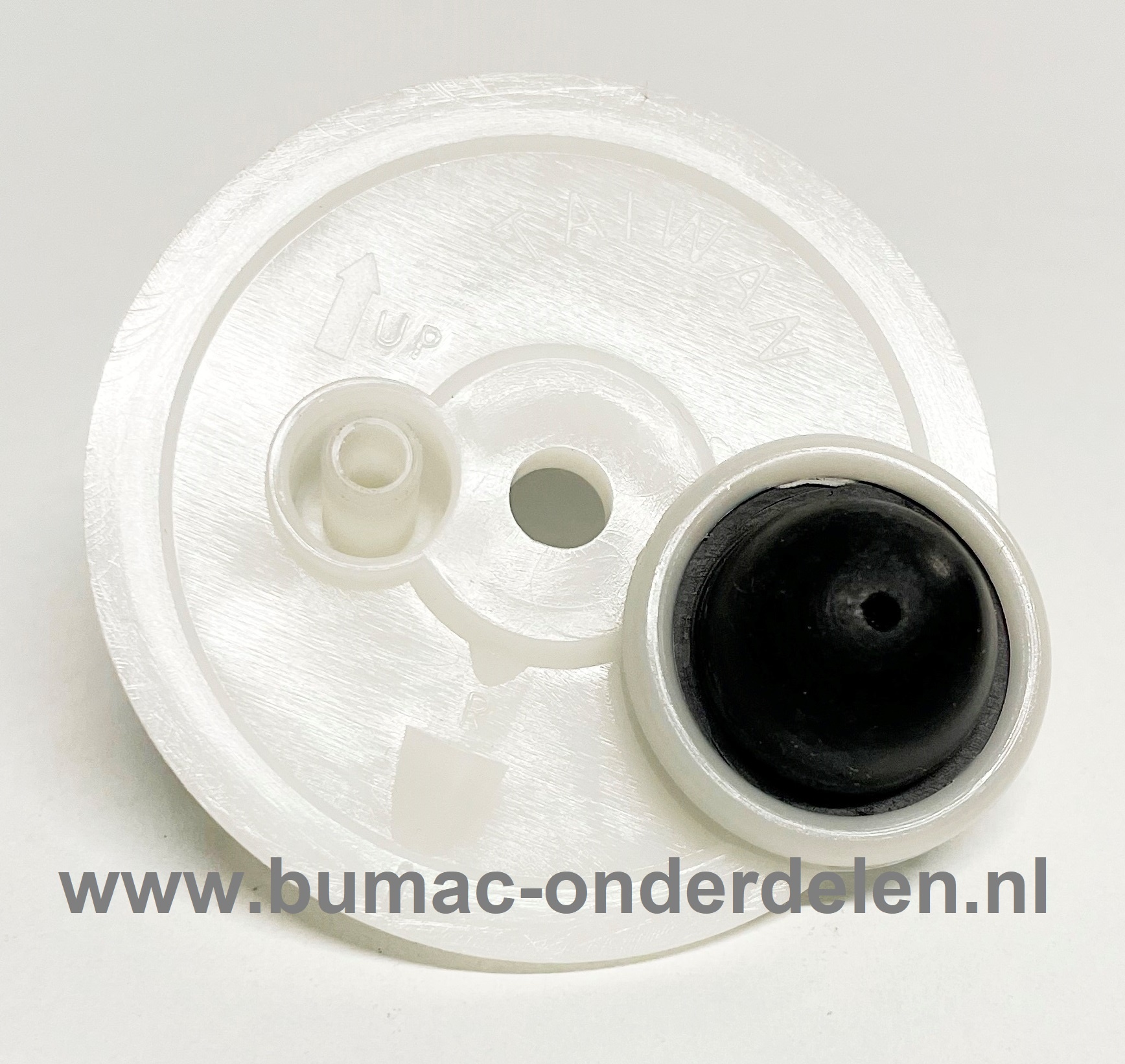 Primer met deksel voor motoren van chinese oorsprong Loncin, LT, Trexx op grasmaaier, veegmachine, aggregaat,  hakselaar, verticuteermachine, primer met houder, balg, opvoerpomp, onderdeel