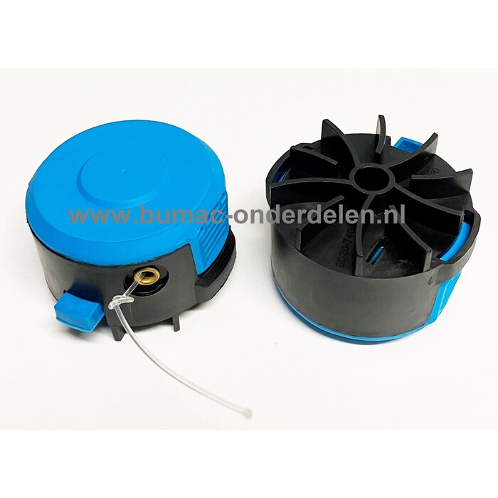 Draadspoel voor Mac Allister strimmers, trimmers MAC MGTP18L en andere chinese modellen, spoel, maaidraad, MG TP 18L, onderdeel