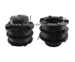 Draadspoel voor Gardenstar en andere chinese modellen strimmer, trimmer, snoerloze kantensnijder, 675651, spoel, draadcasette, maaidraad, onderdeel