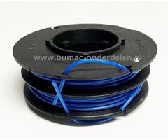 Duo draadspoel voor Gardena trimmer, strimmer, Turbotrimmer 350 Duo, 400 Duo, 450 Duo L, Trimmersense 450 Duo, 530 Duo L, draadcasette, trimmerspoelen , spoel, onderdeel